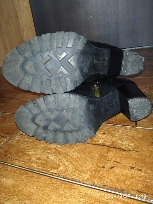 Czarne botki Tom Tailor rozmiar 40