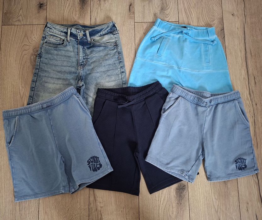 Szorty chłopięce krótkie spodenki 134 H&M,  Despacito lato