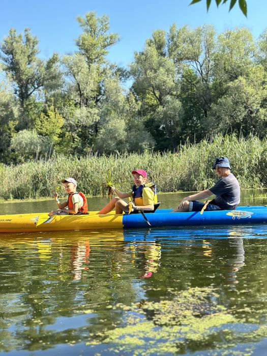 Нова, якісна тремісна байдарка, каяк тремісний каяк на троих