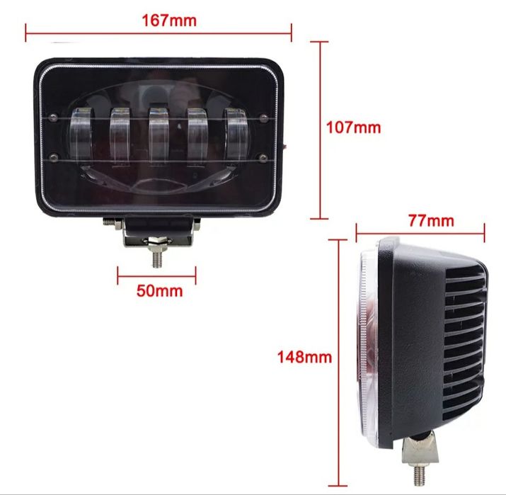 Фара Светодиодная Led 50вт идеальная СТГ лед фары туманки ПТФ балка