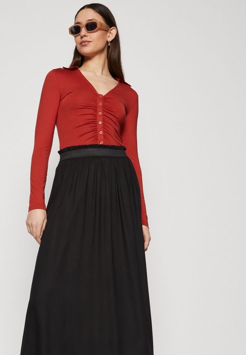 Spódnica maxi ONLVENEDIG czarna Only M