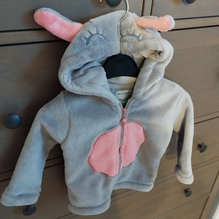 Sweterek Reserved dziewczęcy r 74 Wielkanoc 2026 zajączek