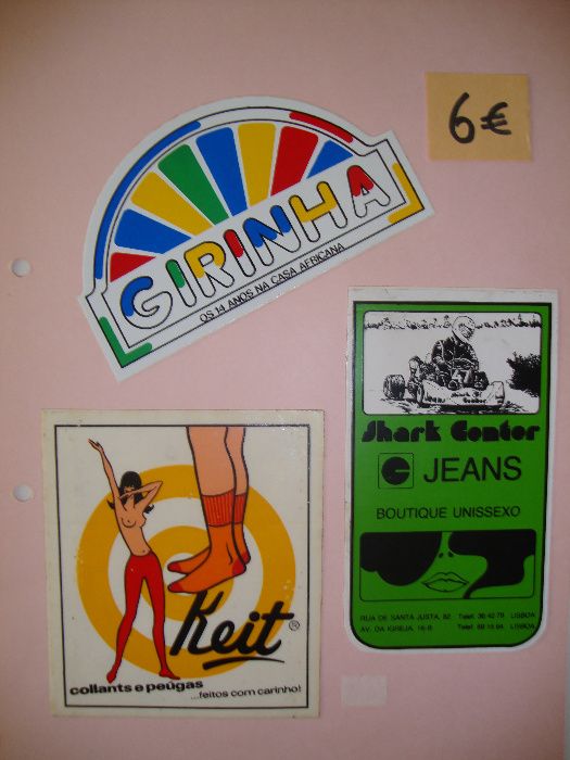 Vendo Coleção de Autocolantes dos anos 70 e 80 - 16/40