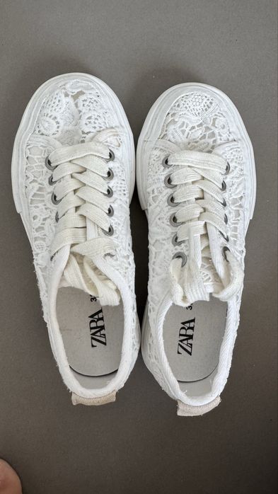 Zara koronkowe trampki 32 tenisówki