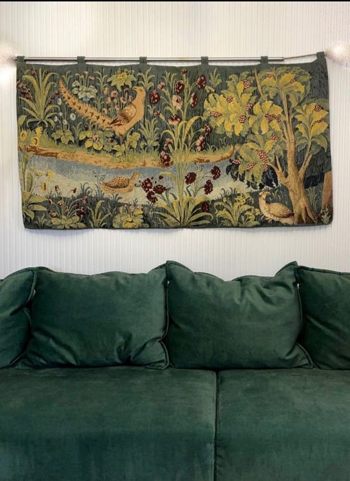 Вінтаж,інтерʼєрний габеленовий килим на стіну .Paris