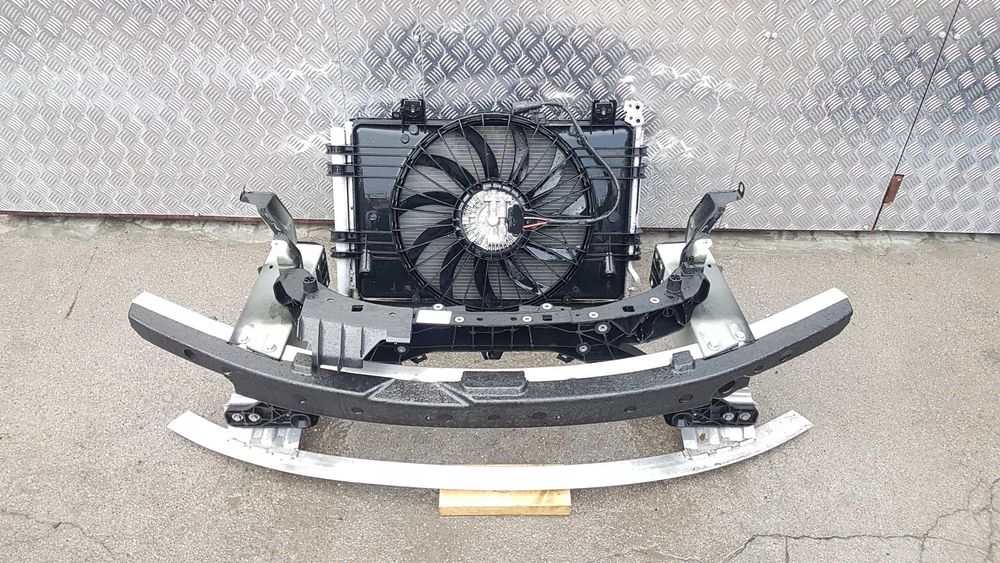 Tesla X рест дорест plaid касета радіаторів радіатор люверс дифузор