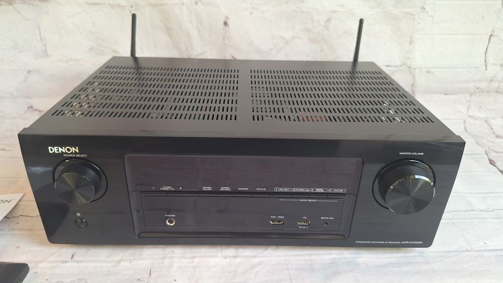 7.2 Denon AVR-X1100W Wi-fi  BT 4k/60p ARC Net radio spotify AirPlay