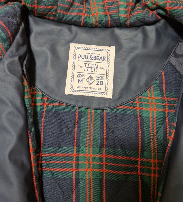 Parka Pull&Bear azul escuro