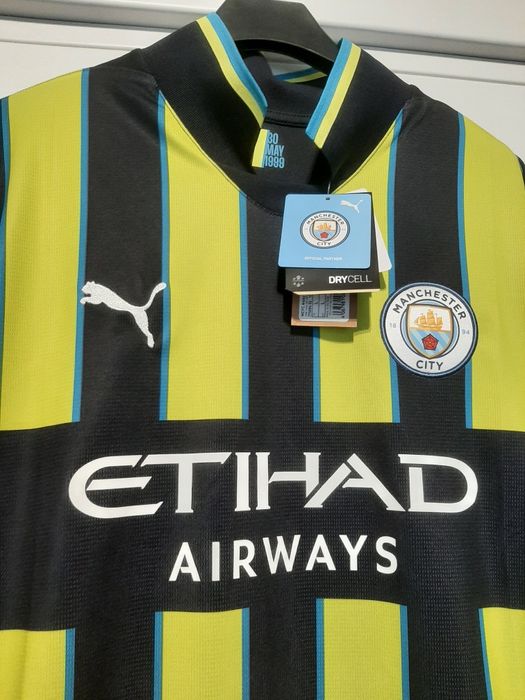 Nowa oryginalna piłkarska koszulka puma manchester City męska