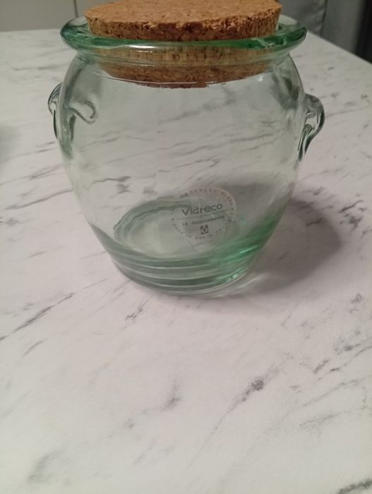 Komplet Vidreco szklana  beczka Puchatka