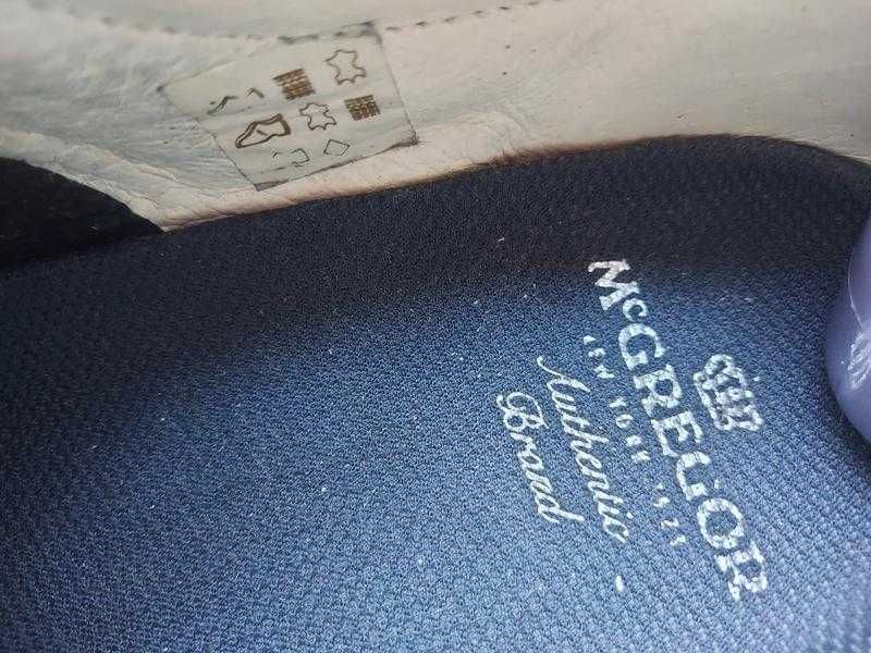 Чоловічі шкіряні кросівки кеди mcgregor на шнурівці