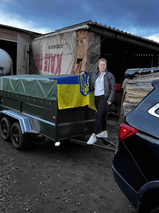 Причіп 2 осі 2.0 тонни