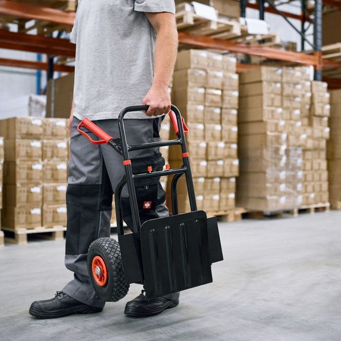 Solidny wózek transportowy składany o udźwigu 200 kg DIABLO-F