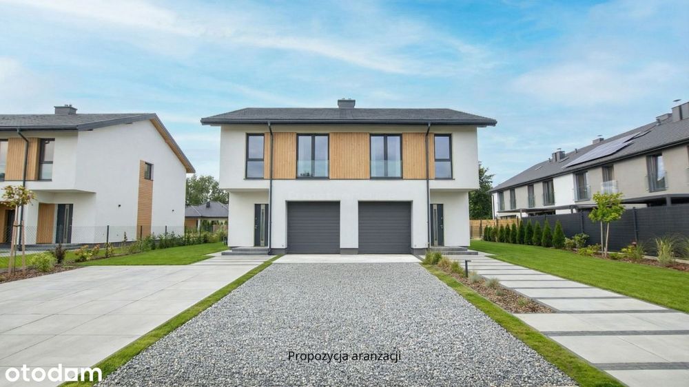Bliźniaki w Serocku 135m²