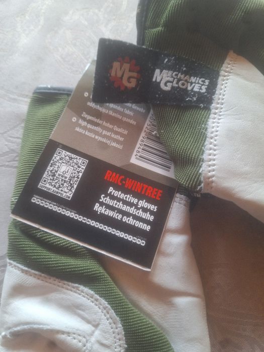 Rękawice z koziej skóry,ocieplane,RMC Wintree rozm.9,10,nowe