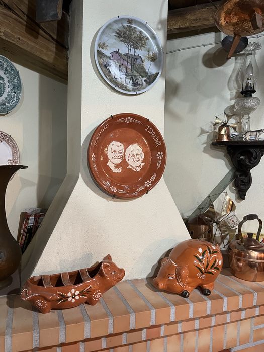 Prato de Barro Personalizado com Retrato