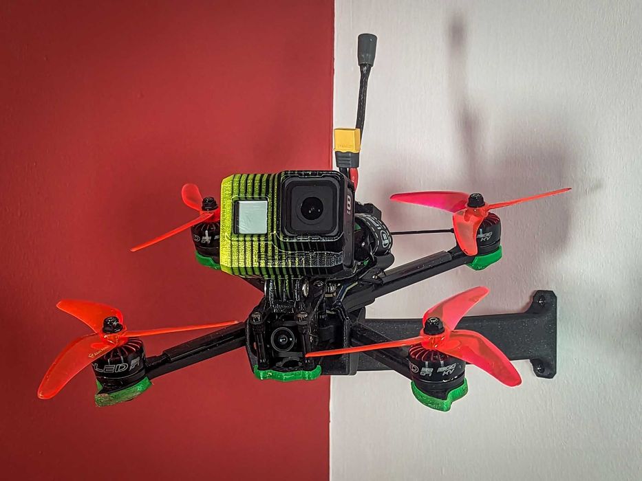 Настінне кріплення для FPV дрона | Drone Wall Mount | PETG
