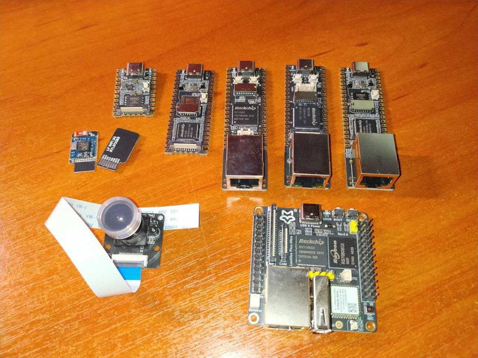 Микроконтроллер Luckfox Pico Plus Mini WiFi RTL8723 Cam SC3336 MIS5001