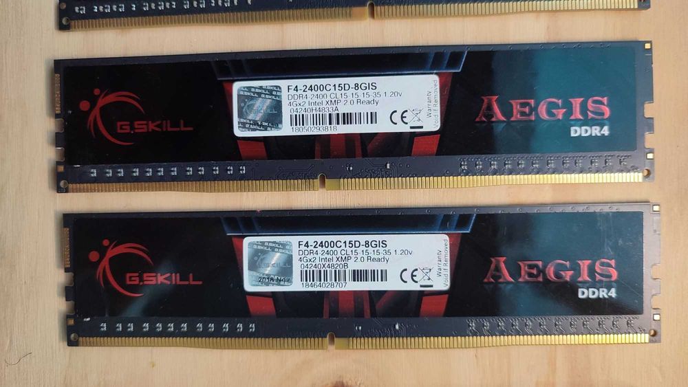 Memória RAM DDR4 GSKILL Aegis - 16GB (4 x 4 GB - 2400 MHz - CL 15 )