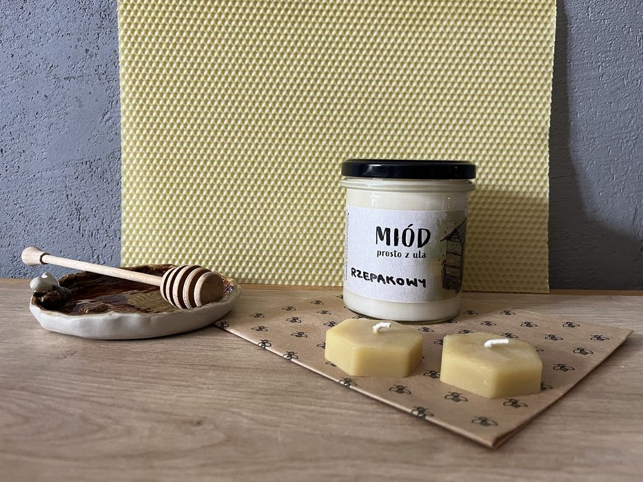 Miód rzepakowy - słoik 450g - zbiór 2025