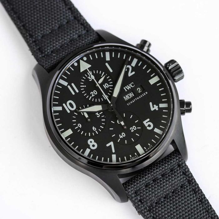 Годинник автоматичний IWC Pilot Top Gun Ceramic Чорний