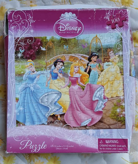 Puzzle księżniczki bez pudełka