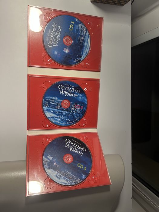 Opowieść wigilijna Karol Dickens  ksiażka plus płyta CD