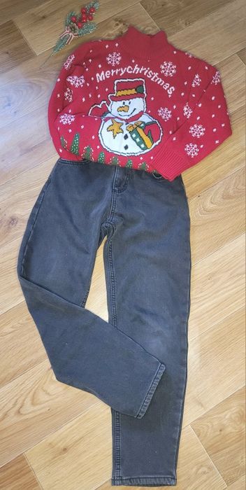 Светр джемпер кофта новорічний сніговик  свитер новогодний New Year