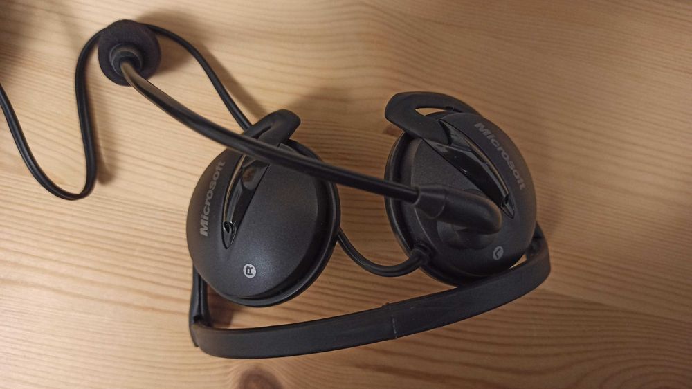 Auscultadores Microsoft LifeChat com microfone - sem almofadas
