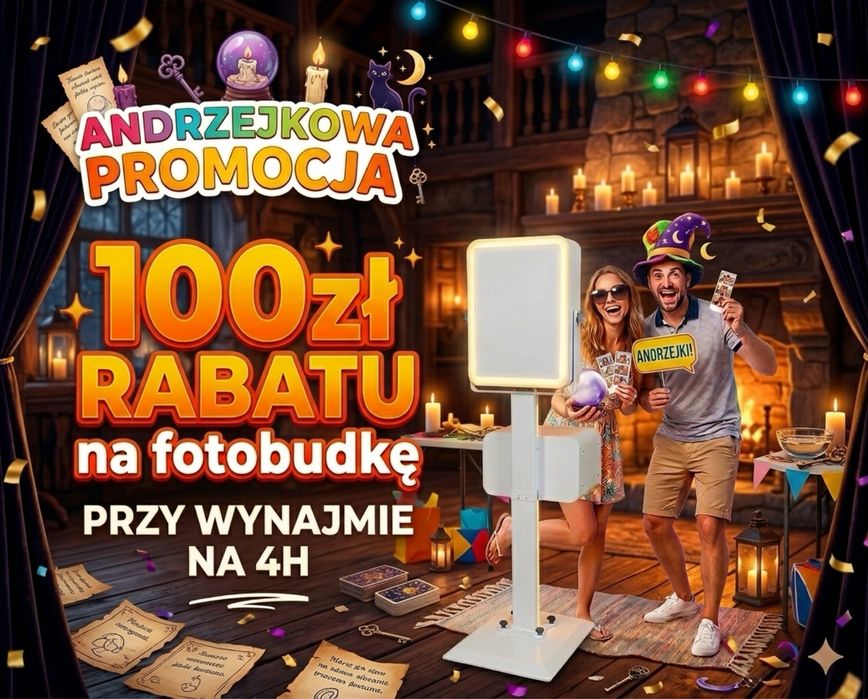 Fotobudka, wata, atrakcje na bal ósmoklasisty, na wesele, urodziny, studniówkę i eventy