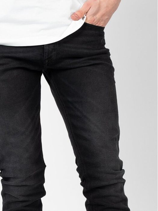 Jeansy czarne slim fit Diesel 33/32