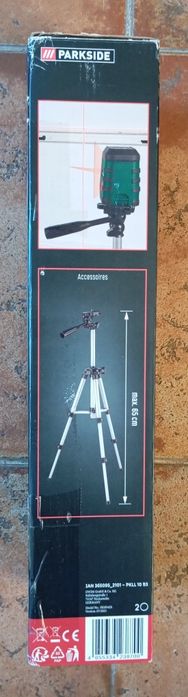 Laser de linhas cruzadas com tripé Parkside