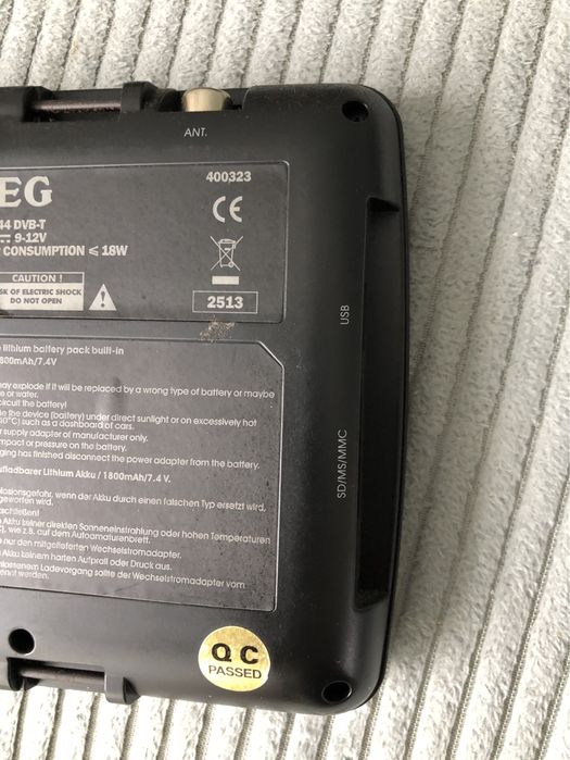 AEG CTV 4944 TV DVD-Player 7” DVB-T USB 2.0 zamiana lub dopłata