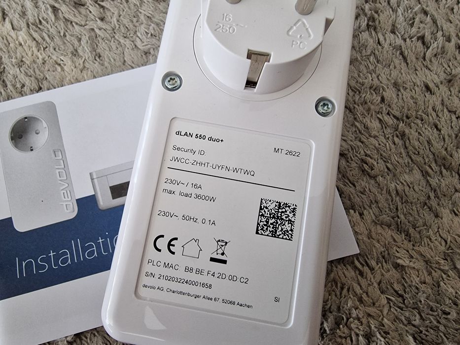 Powerlines Devolo 550 duo+