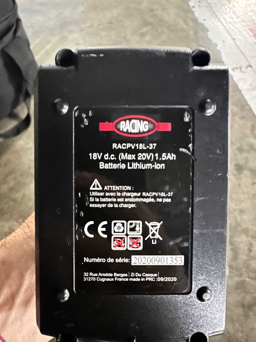 Aparafusadora com 1 bateria