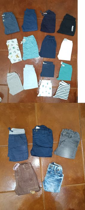 Roupa menino 6-9 meses 58 peças Negociável