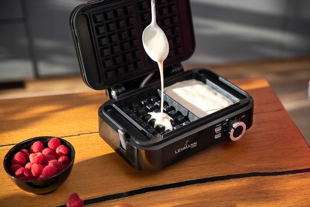 Gofrownica Na 2 Duże Gofry Regulacja Temperatury Mocna 2000W *NOWA*