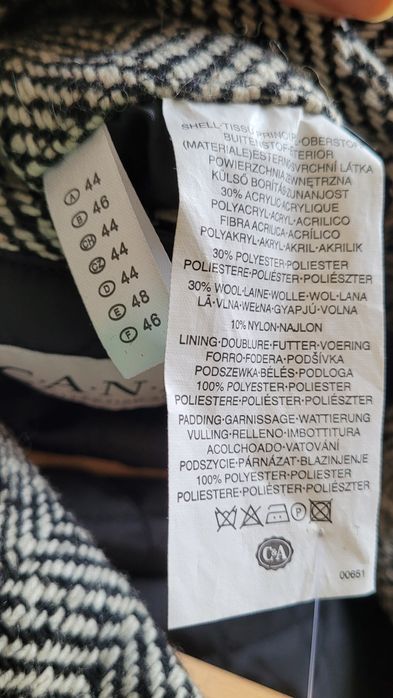 Płaszcz C & A Canada roz. 44