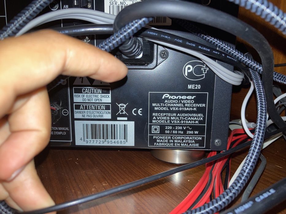 Kit Home Cinema Pioneer VSX-919AH