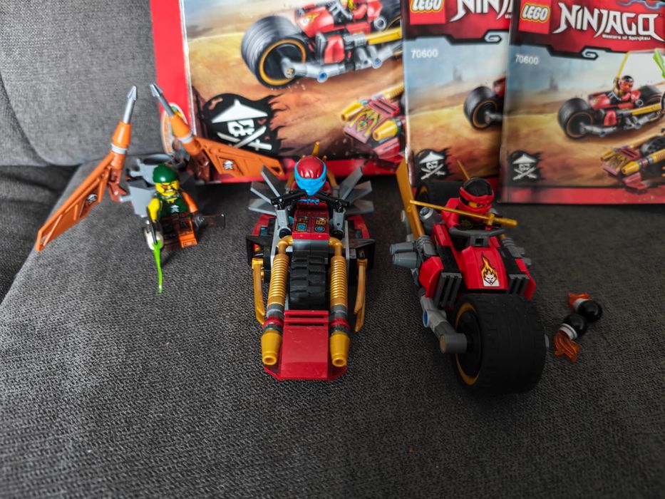Lego Ninjago pościg na motocyklu