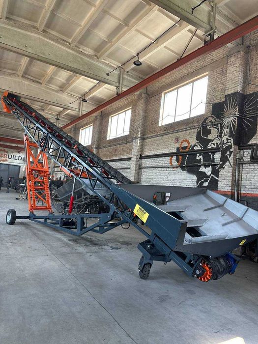 Наклонный передвижной транспортер, ленточный конвейер, разгрузчик