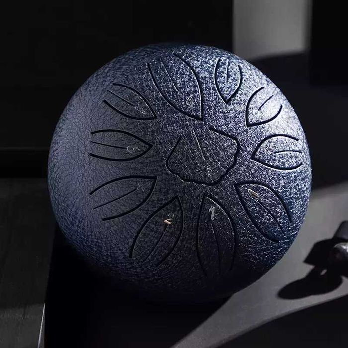Mini Ginkgo biloba drum 6" 11 ton Hluru-Wangyou TWG11-6-NavyBlue ZESTAW