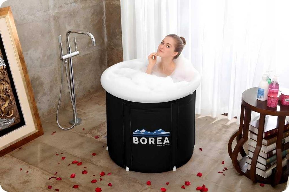 Wanna do morsowania składana beczka balia lód 360l termometr