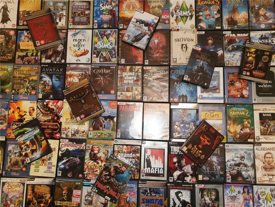 Wszystkie gatunki GRY KOMPUTEROWE PC RETRO Polskie wydanie PL