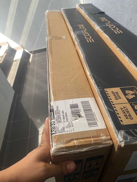 Painéis Solares EcoFlow 250W - Caixa 4 unidades (1000W) NOVOS SELADOS