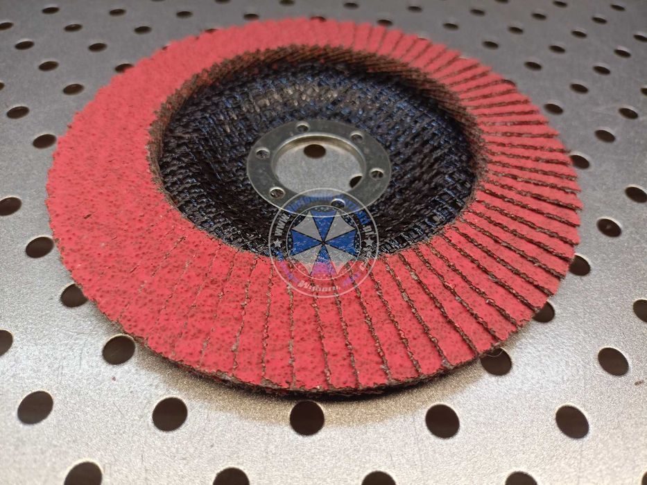 100 szuk Tarcza Listkowa Ceramiczna 125mm P40 FELMAN Ceramic RED lamelka tarcza listkowa 125 tarcza lamelkowa 125  tarcza listkowa do drewna