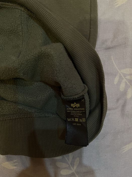 Alpha Industries Hoodie dark green (оригінал)
