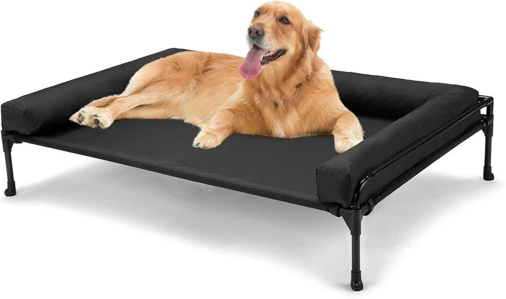 veehoo Podwyższone podniesione legowisko dla psa kota dla dużych zwierząt do 50kg 112 x 81 x 33 cm BA61