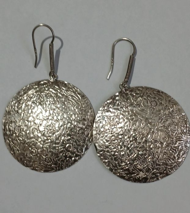 Brincos em prata portuguêsa