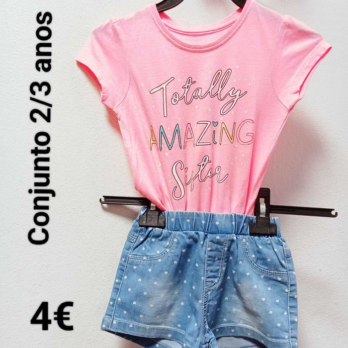 Roupa menina 3 anos